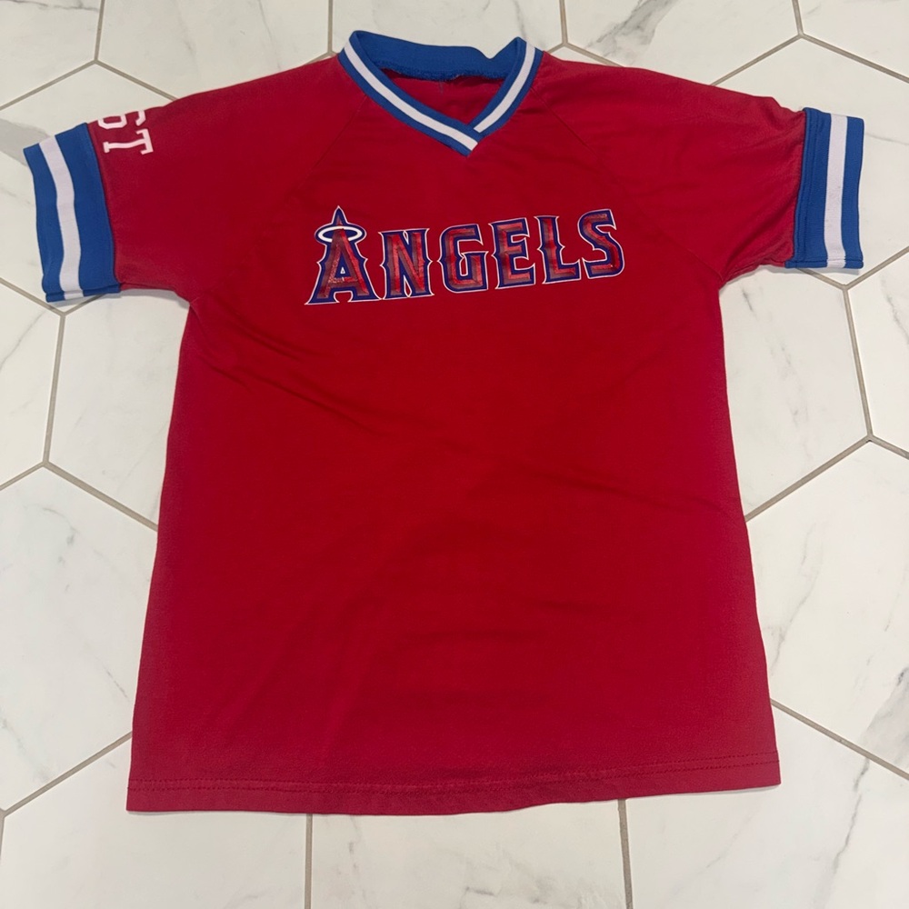 Vintage Anaheim Angels MBL t-shirt‎ Jersey Small